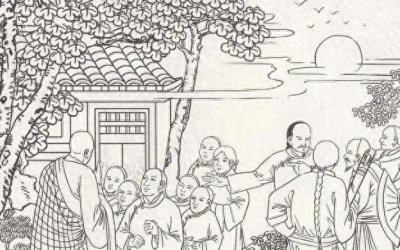 ​妇人进庙烧香求子，老和尚欲图谋不轨，妇人大笑：正合我意