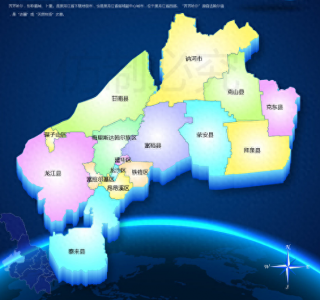 ​齐齐哈尔地图及其介绍