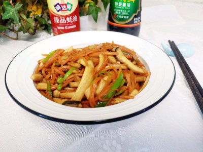 ​素炒杏鲍菇的做法，连吃3天都不腻