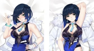 ​二次元原神夜兰抱枕开襟图片夜兰等身抱枕污污开襟图是什么样子