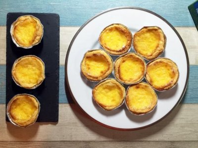 ​自制挞皮和挞水的蛋挞