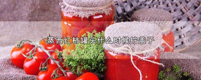 ​玻璃瓶蒸西红柿瓶盖用盖紧吗图片 在瓶里蒸西红柿的方法