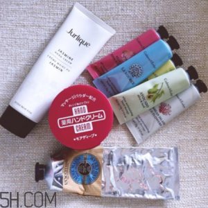 ​茱莉蔻 欧舒丹 瑰柏翠 资生堂护手霜对比