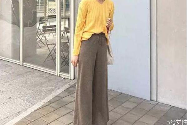 拖地裤配什么上衣外套 拖地裤搭配什么外套