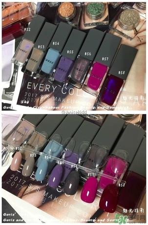 three2017春季彩妆有哪些？three2017春季彩妆试色