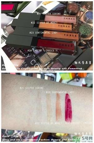 three2017春季彩妆有哪些？three2017春季彩妆试色