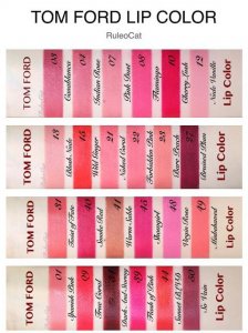 ​tf口红黑管最畅销色号 tf口红黑管最火的颜色