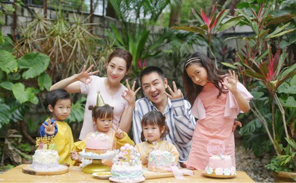 陈浩民4个孩子长大了!大女儿肤色变白颜值开挂,三女儿最可爱