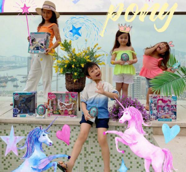 陈浩民4个孩子长大了!大女儿肤色变白颜值开挂,三女儿最可爱