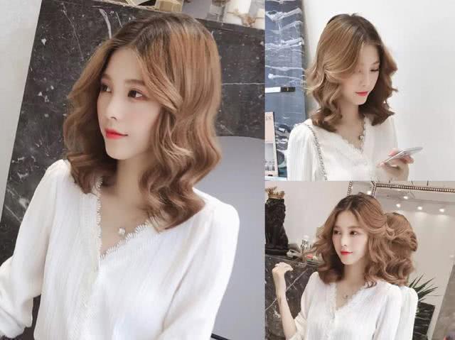 超美轮美奂的减龄水波纹卷发,再也不用担心烫卷发显老气了!