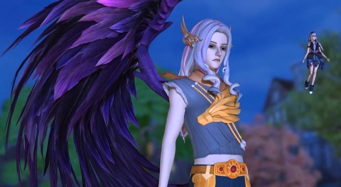 动漫中拥有一半天使翅膀,一半恶魔翅膀的角色