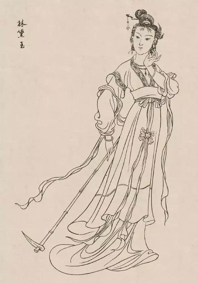 经典白描人物赏析!