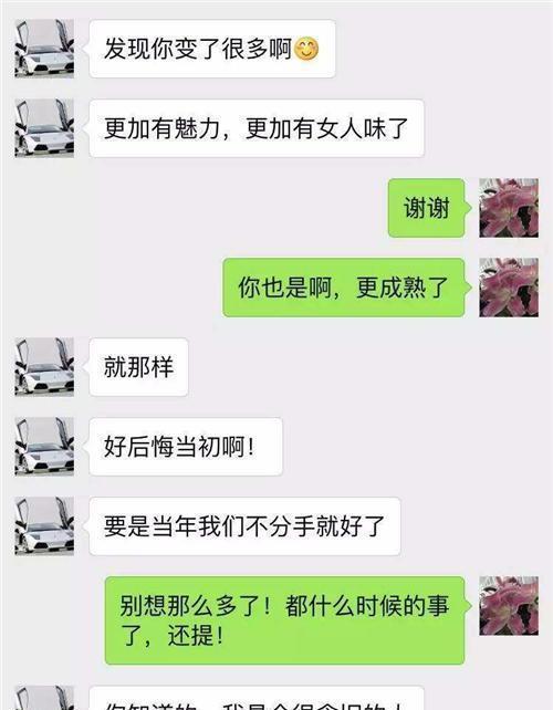 老婆出轨聊天记录曝光，十年感情竟敌不过初恋的感觉