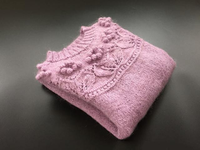 上往下织 8-12周岁儿童长款毛衣,零基础图解教程