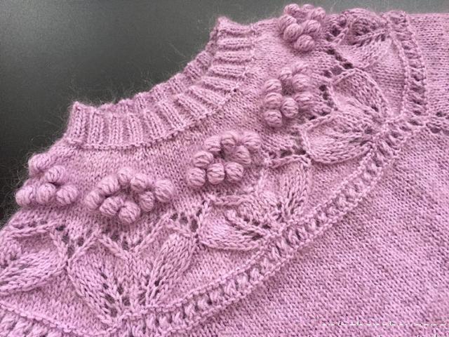 上往下织 8-12周岁儿童长款毛衣,零基础图解教程