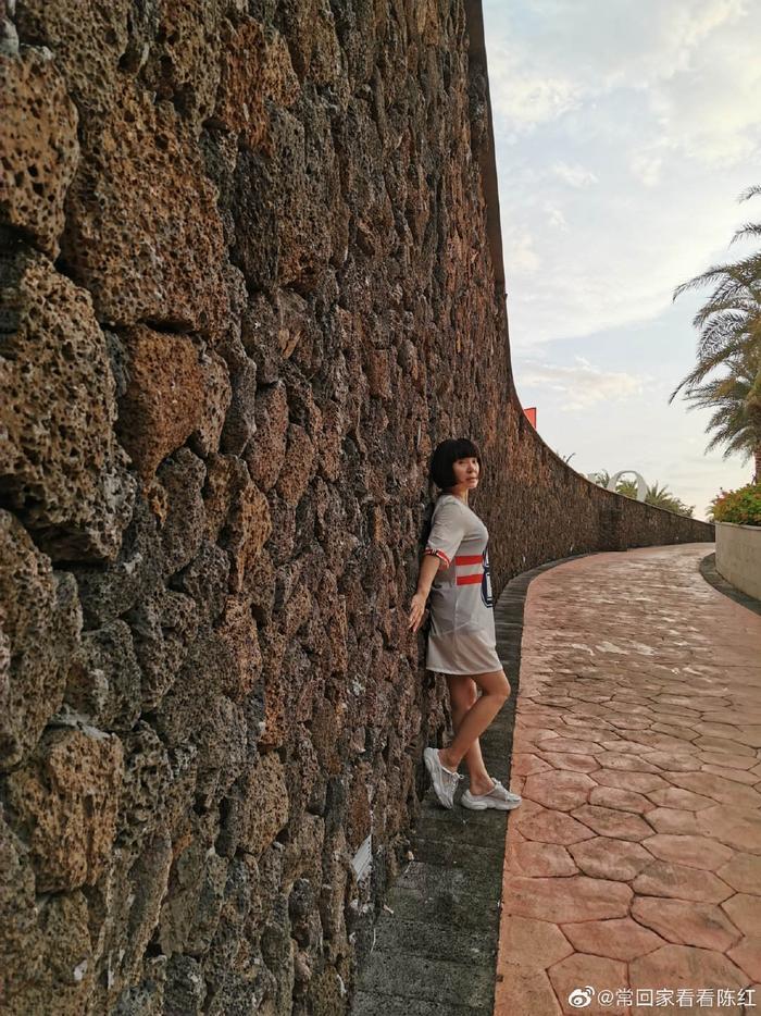 51岁歌手陈红近照,素颜出镜穿搭简单,这就是自然的老去吧