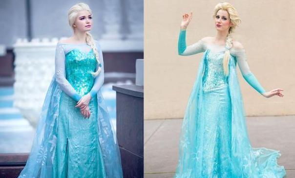 冰雪奇缘:艾莎公主魅力有多大?女粉模仿很惊艳,男粉模仿成王子