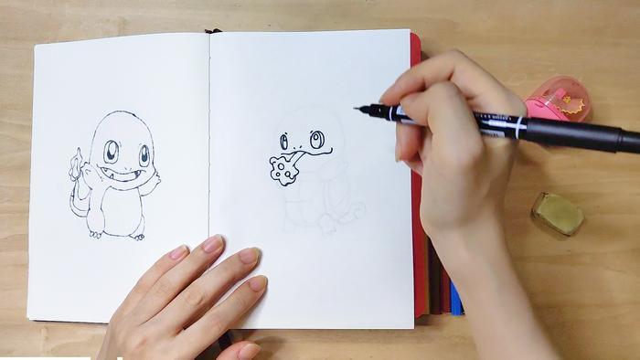 点点有画说-画杰尼龟简笔画,一口唾沫淹死你