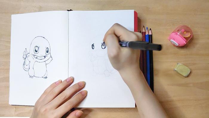 点点有画说-画杰尼龟简笔画,一口唾沫淹死你