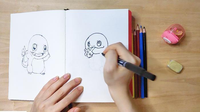 点点有画说-画杰尼龟简笔画,一口唾沫淹死你