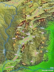 山西地形地势水系图2