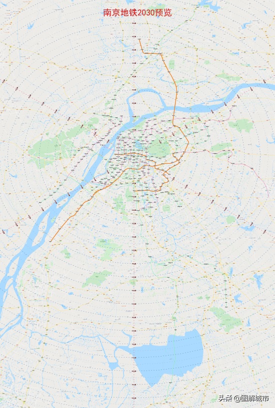 南京地铁总览高清图集（现今--2030年）