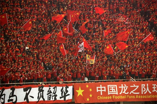 长沙:中韩足球大战 1:0中国队胜