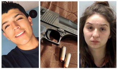 ​情侣表演书挡子弹 为当网红他们真的是拿命在拼