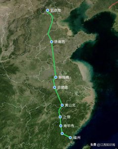 ​G46次列车由福州至北京南，是福州进京最快高铁