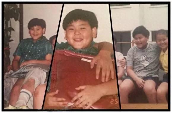 彭于晏童年私房照大曝光，小时竟然是个小胖墩，减肥毅力非同凡响