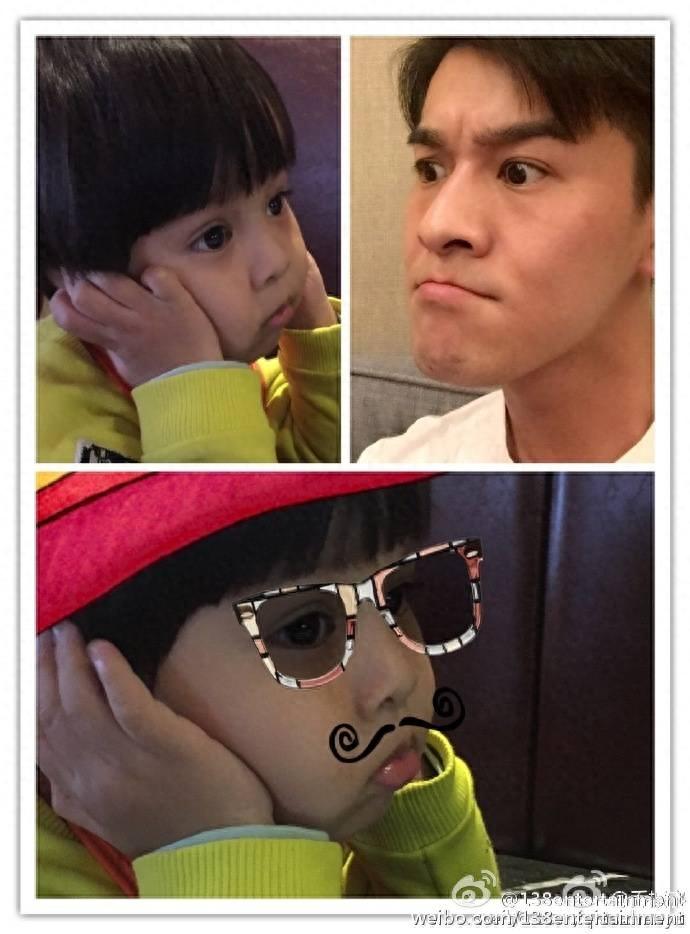 37岁乔振宇与妻子王倩一近照 儿女双全!儿子呆萌!