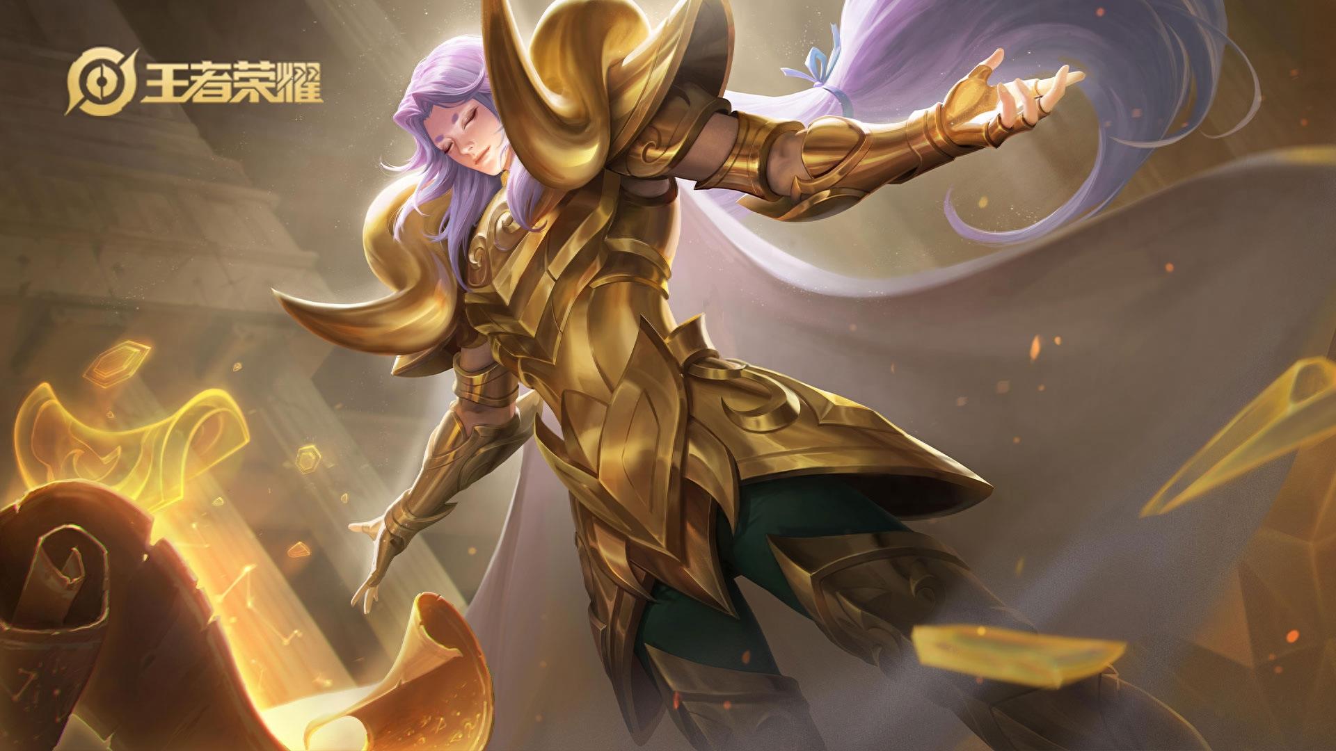 王者荣耀:张良原画壁纸大全,黄金白羊座,一千零一夜,天堂福音