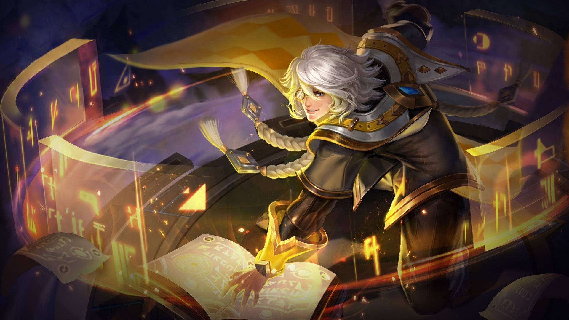 王者荣耀:张良原画壁纸大全,黄金白羊座,一千零一夜,天堂福音