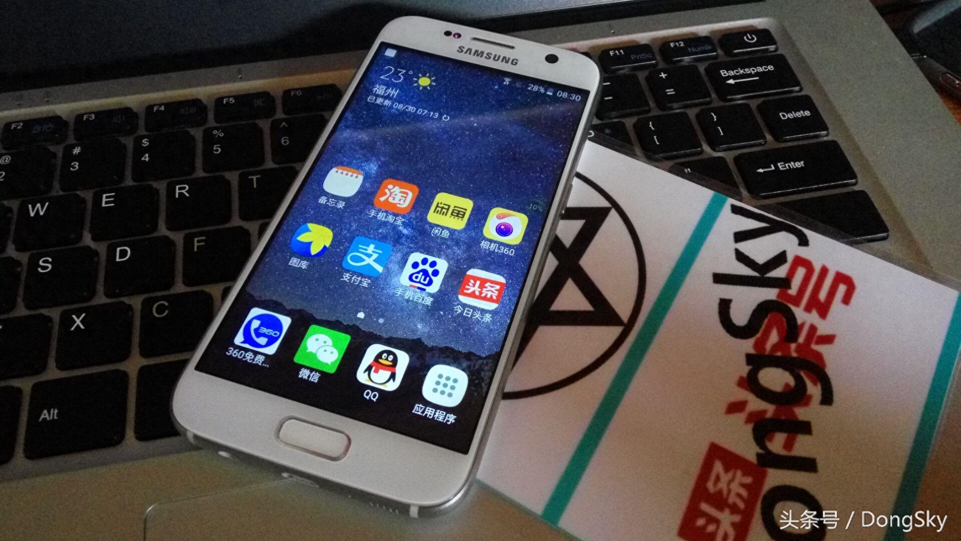 小编好奇,买了个精仿的三星galaxyS7,性能亮了!