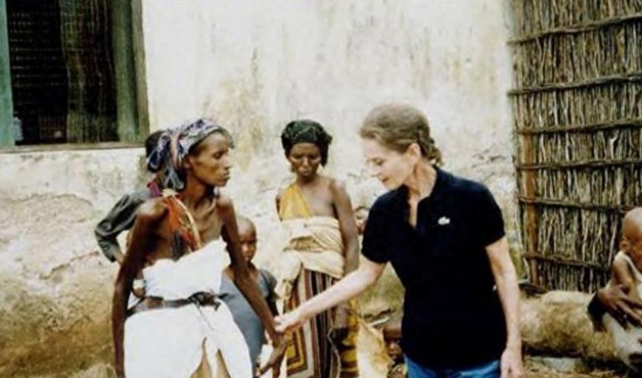 奥黛丽·赫本罕见晚年照