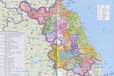 ​江苏清晰政区图