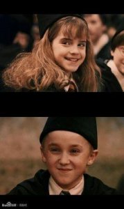 ​马尔福与赫敏曾陷入爱河，多部《哈利·波特》中的童星恋情最终走向破裂