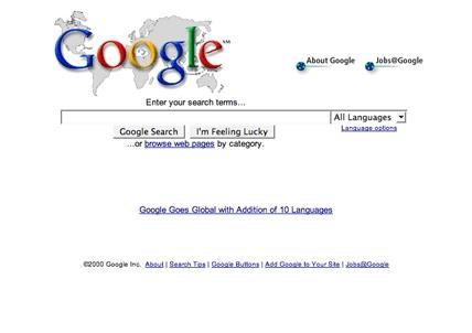 1996-2020:Google 谷歌搜索主页是如何变迁的?