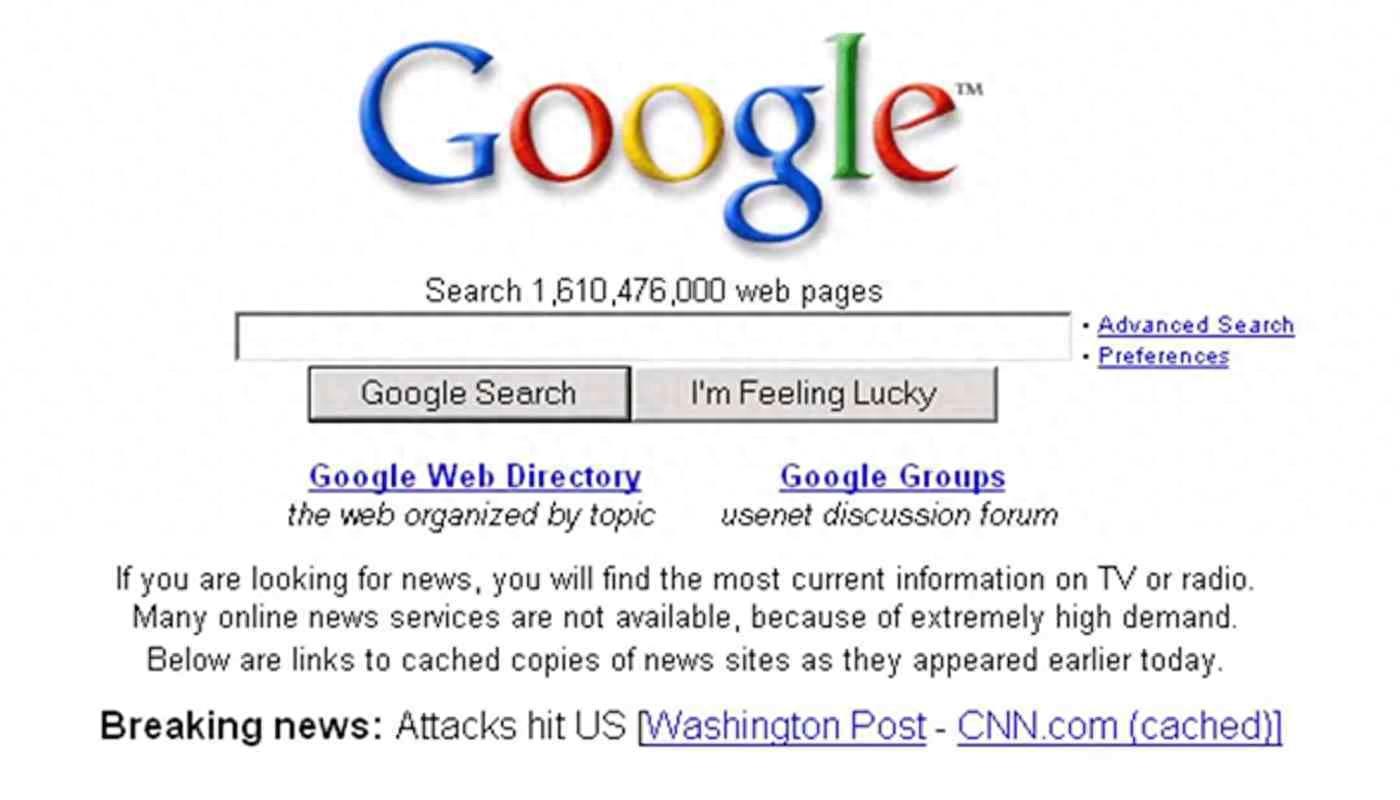 1996-2020:Google 谷歌搜索主页是如何变迁的?