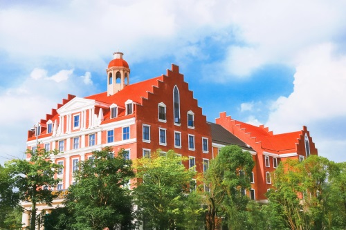 「明月湖欧洲风情小镇」南宁景点