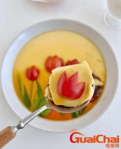 ​郁金香水蒸蛋的做法（水蒸蛋怎么做的好吃又好看）