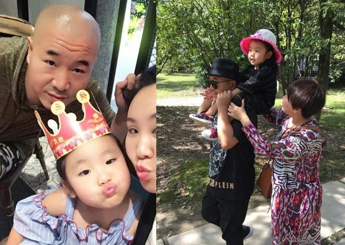 王小利全家出游近照，二婚妻子年轻貌美，儿子帅过亲爹酷似小沈阳