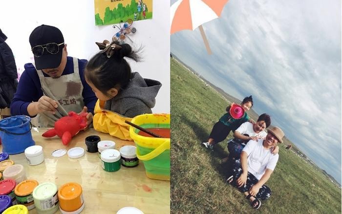 王小利全家出游近照，二婚妻子年轻貌美，儿子帅过亲爹酷似小沈阳