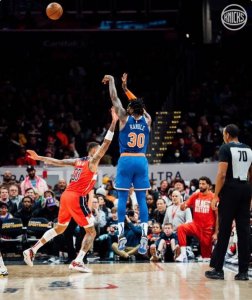 ​兰德尔46分尼克斯险胜奇才获4连胜