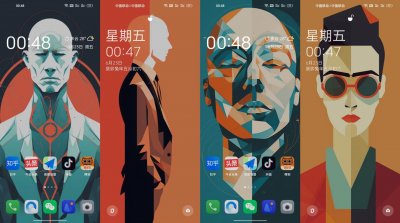 ​酷 | 人物手机壁纸：暗色系元素+冷酷风格的锁屏壁纸