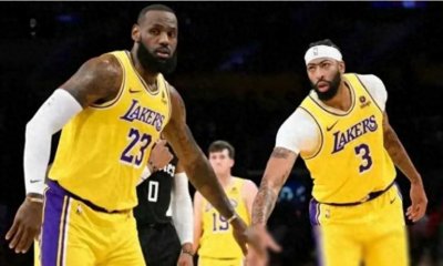 ​湖人三巨头火力全开！詹皇领跑，浓眉巅峰再现