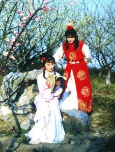 ​贾宝玉与林黛玉（贾宝玉偷看林黛玉睡觉）