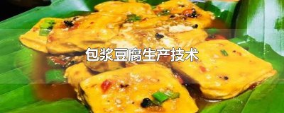 ​包浆豆腐生产技术
