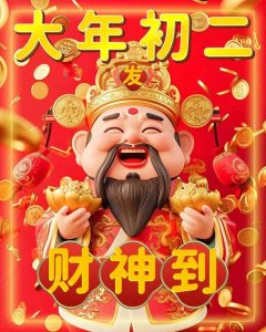 ​大年初二拜年祝福图片壁纸