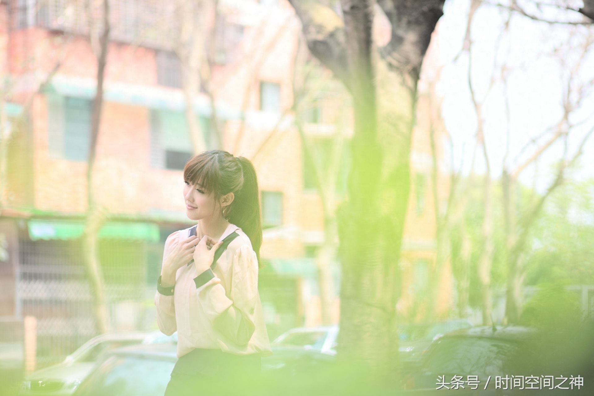 台湾模特晶晶时尚长腿美女甜美街拍写真集